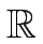 $ \mathbb {R}$