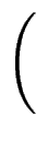 $\displaystyle \left(\vphantom{ \frac{2003}{11}}\right.$