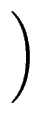 $\displaystyle \left.\vphantom{ \frac{-3}{p}}\right)$