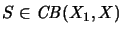 $S \in \mathit{CB}(X_1,X)$