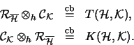 \begin{eqnarray*}{\mathcal{R}}_{\overline{\mathcal{H}}} \otimes_h {\mathcal{C}}_...
...l{H}}} &\stackrel{\mathrm{cb}}{=}& K({\mathcal{H},\mathcal{K}}).
\end{eqnarray*}