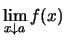 $\displaystyle \lim\limits_{x\downarrow a}f(x)$