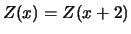 $ Z(x)=Z(x+2)$