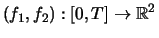 $\displaystyle (f_1,f_2) : [0,T] \rightarrow \mathbb{R}^2
$