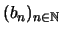 $(b_n)_{n\in\mathbb{N}}$
