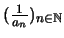 $(\frac{1}{a_n})_{n\in\mathbb{N}}$