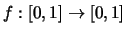 $f:[0,1]\to[0,1]$